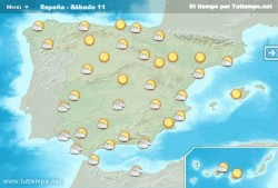 Actuele weerbericht Spanje
