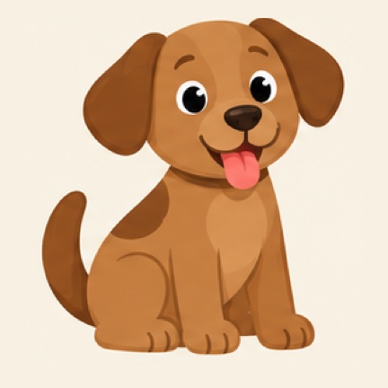 Een bruine hond