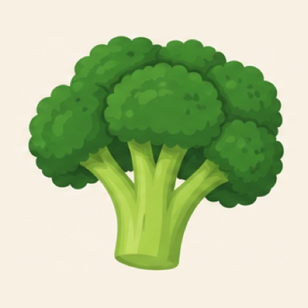 Een groene broccoli